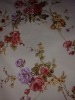 floral printed decoration window curtain fabric