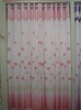 floral printed hometextile livingroom decoration window loop curtain