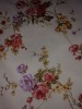 floral printed livingroom decoration window curtain fabric