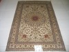 floral silk carpet 300lines 5X8 foot pure silk carpet high quality at low price