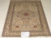 floral silk carpet 300lines 5X8 foot pure silk carpet high quality at low price