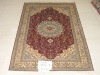 floral silk carpet 300lines 5X8 foot pure silk carpet high quality at low price