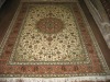 floral silk carpet 300lines 5X8 foot pure silk carpet high quality at low price