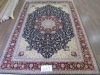floral silk carpet 300lines 6X9 foot pure silk carpet