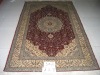 floral silk carpet