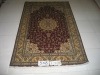 floral silk carpet
