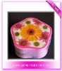 flower compressed towel