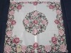 flower design  embroidery  tablecloth