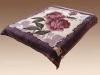 flower design weft quality 100%  polyester  blanket