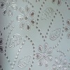 flower-embossed PVC leather