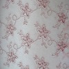 flower-embossed PVC leather