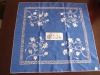 flower embroidery table cloth