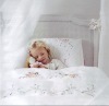 flower fairy -kids embroidery bedding set bed cover sheets