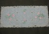 flower pattern emboridery table cloth