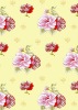 flower pattern polyester printed fabric