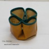 flower pen holder [Mustard/Emerald] ,hand made in Japan