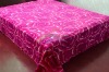 flower printed coral fleece fabric for blanket/bedding