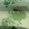 flower printed curtain mesh fabric