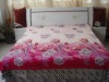 flower printed flannel blankets