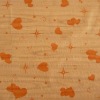 flower printed mesh fabric
