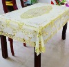 flower printed pvc table cloth