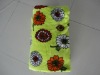 flower printed soft polyester blankets