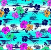 flower printed swimsuits spandex fabric