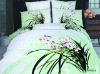 flower printing bedding set