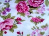 flower pttern printed coral fleece fabric