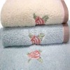 flowers basket 100% cotton bath towels