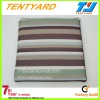 foam seat cushion with stripe fabric