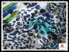 foil printed polyester spadex knitted fabric for garment/clothes