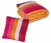 folded cushion blanket ,blanket folded  become cushion
