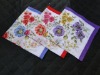 folower series cotton handkerchiefs