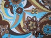 folwer spandex print fabric with nylon spandex