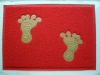 foot mats red carpet pvc door mat