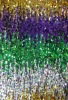 four color with 9mm melon sequin embroidered fabric