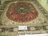 four seasons pattern silk rug