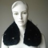 fox fur collar purple