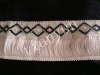 fringe /Milky white fringe /wool fringe /wool polyester fringe