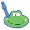 frog luggage tag