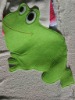 frog terry door mat