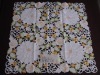 full embroidery floral table cloth