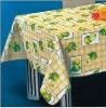 full printed sponge pvc table cloth