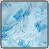 garment printed silk satin fabric