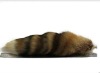 genuine fur foxtail keychain