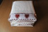 gift bath towel set with delicate embroidery