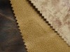 gilding coated polyester suede fabric for sofa