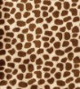 giraffe print velboa fabric