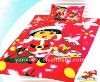 girls's cartoon Christmas bedding set